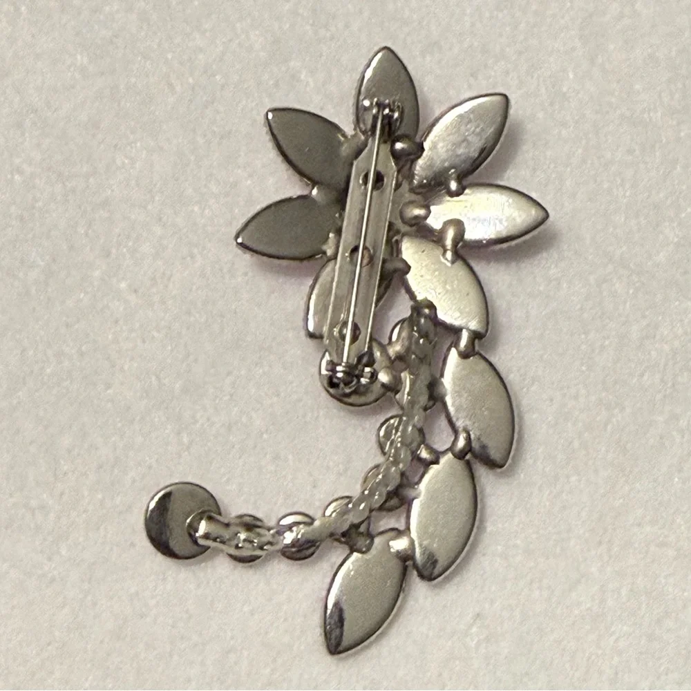 Pink Floral Brooch